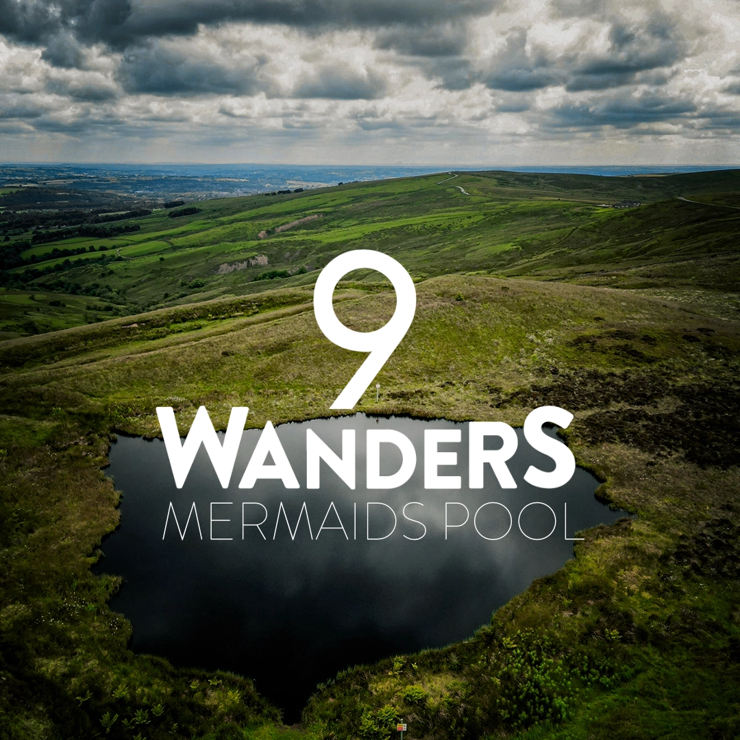 9 Wanders branded post - Mermaid's Pool with the flat 9 mark