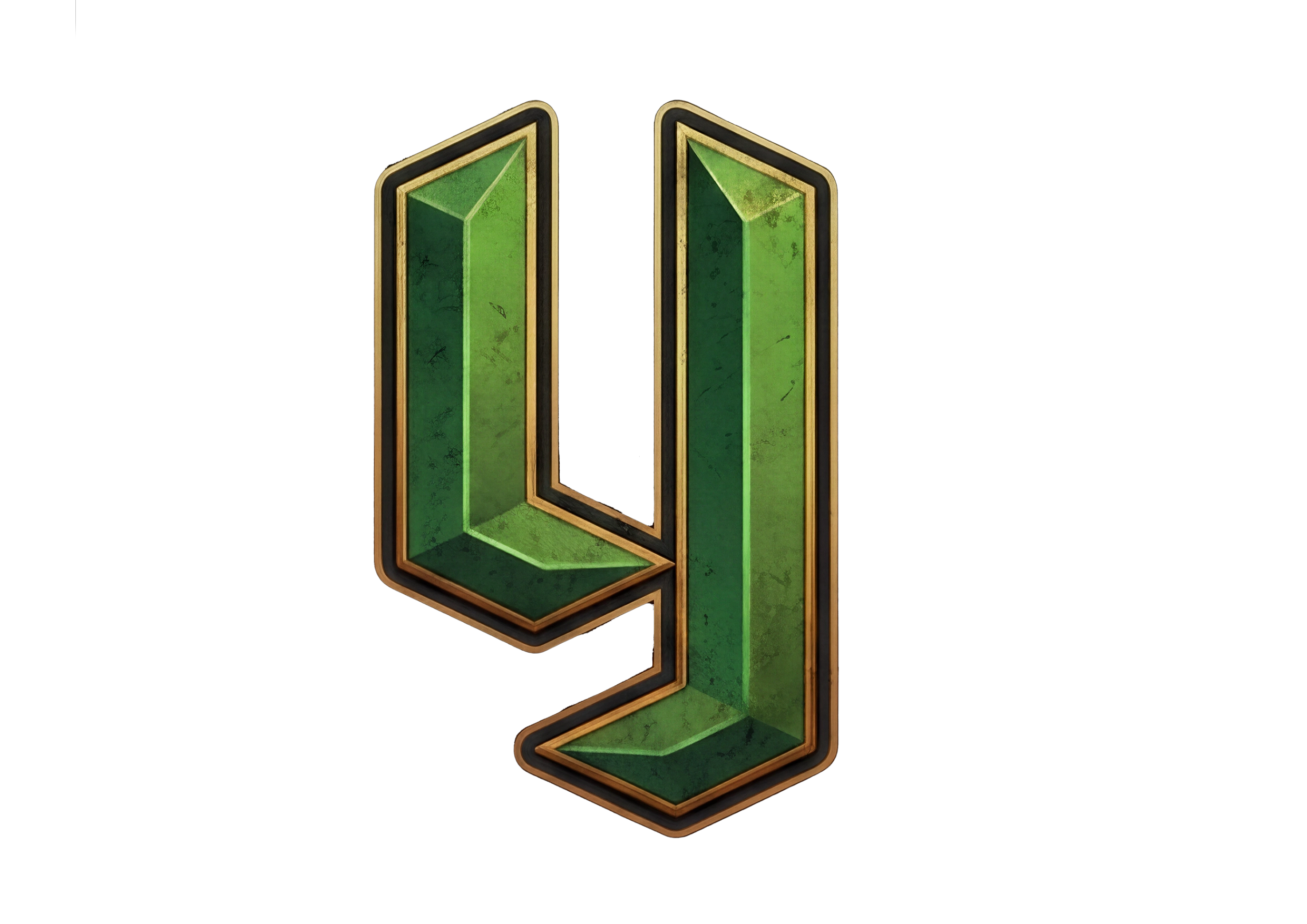 Liam Green Logistics GTA-style emerald and gold monogram